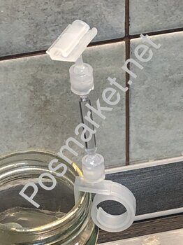 Ценникодержатель для посуды улитка